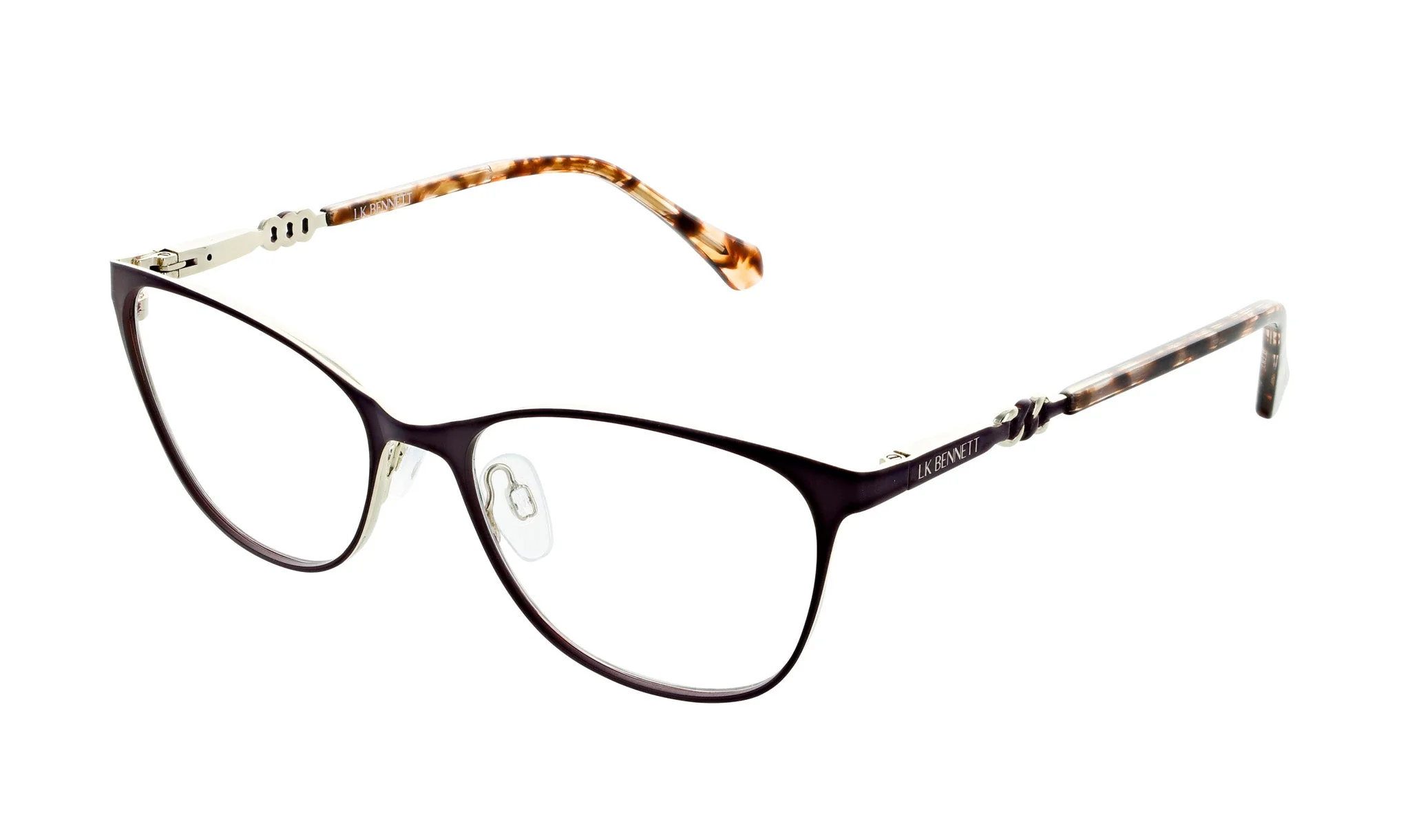 L.K.BENNETT 83 - Brown and White Opticians